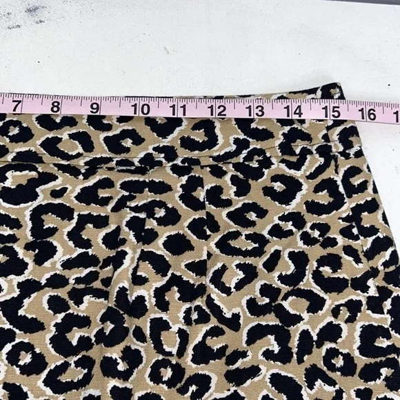 Talbots Animal Print Cotton Blend Skirt - Picture 8 of 10